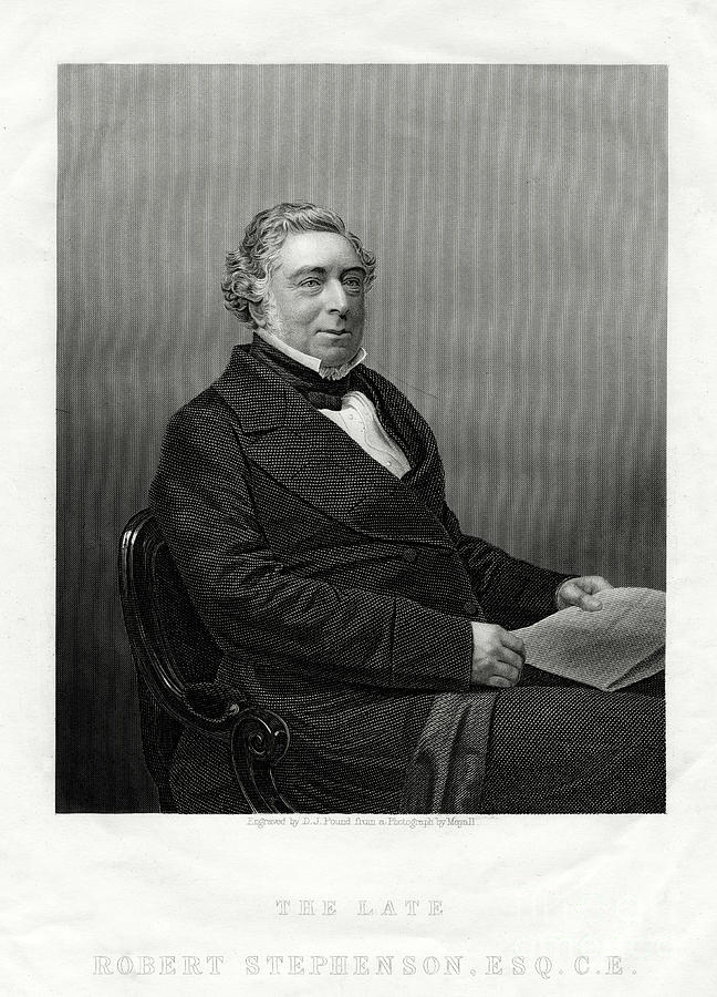 Robert Stephenson, English Civil Drawing by Print Collector