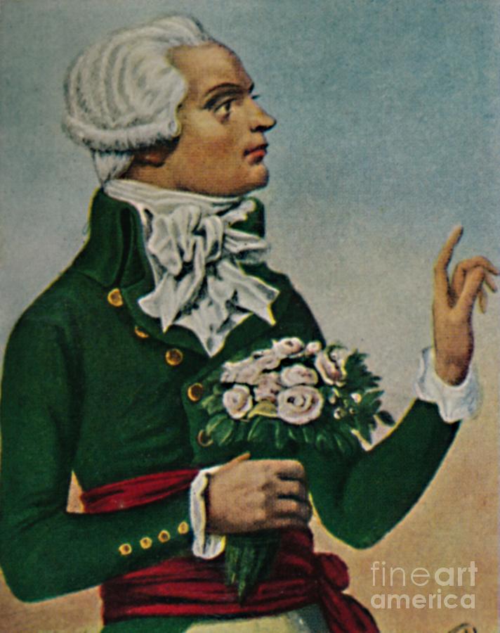 Robespierre 1757-1794 Drawing by Print Collector