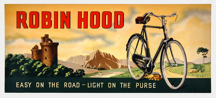 Robin Hood Bicycles Painting by 