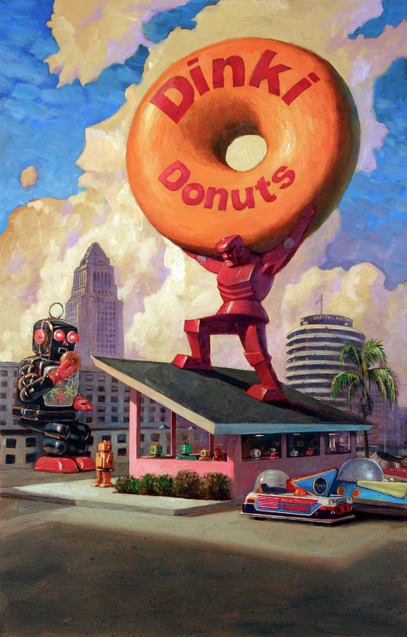 Donut Painting - Robo Atlas by Eric Joyner