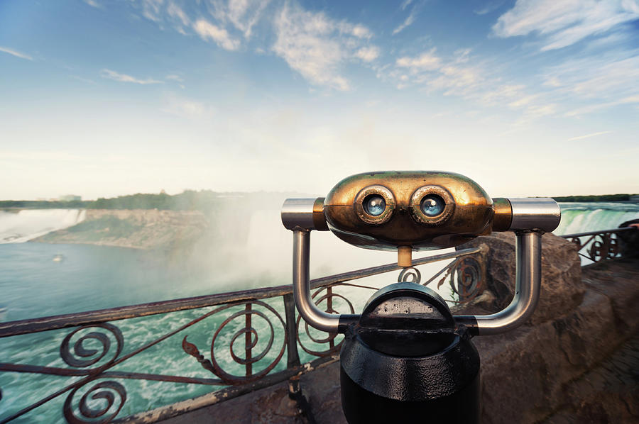 Robot At Niagara Falls Photograph by Philipp Klinger