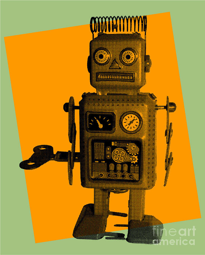 Robot Digital Art by Freelanceartist - Fine Art America