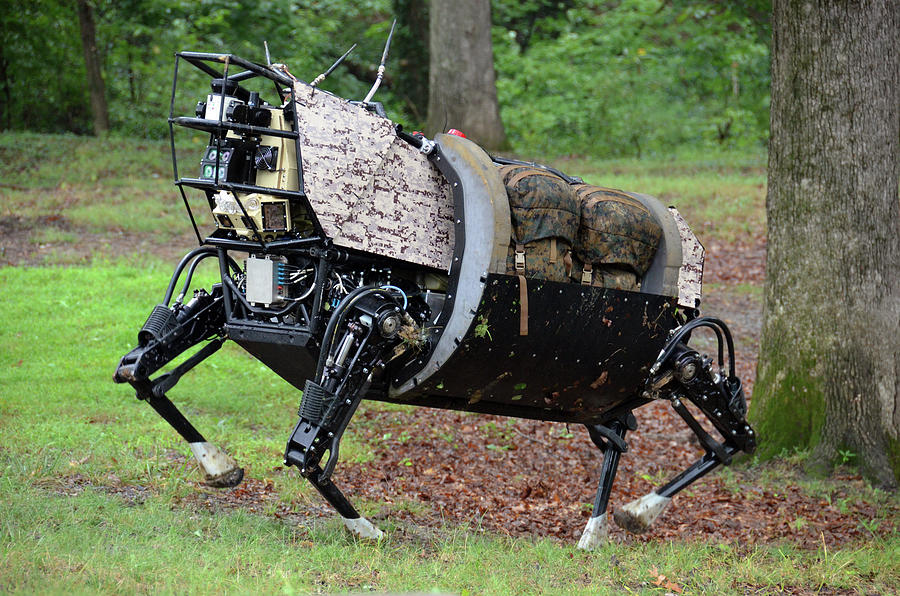 Robot, Legged Squad Support System Ls3 Photograph by Science Source