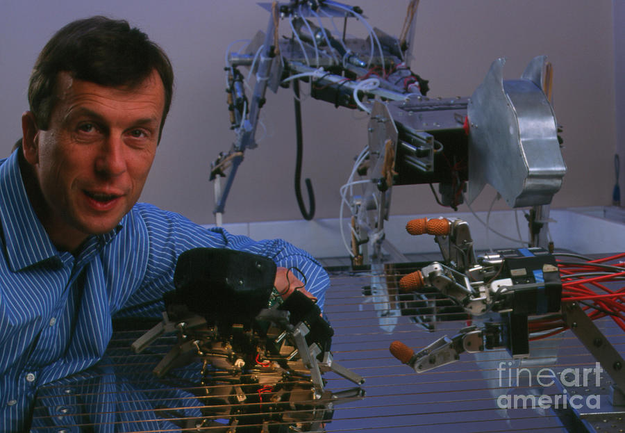 Robot Research Photograph by Peter Menzel/science Photo Library