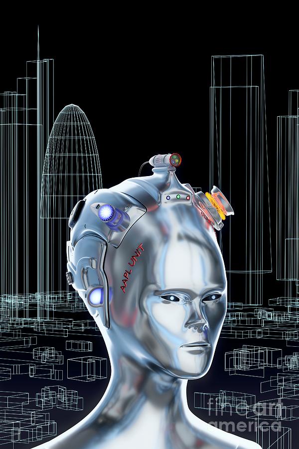 Robot Surveillance Unit Photograph by Patrick Landmann/science Photo