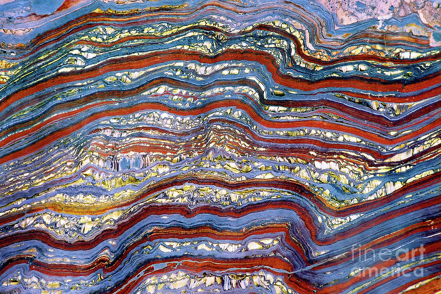 Rock Art, Banded Iron Photograph by Douglas Taylor