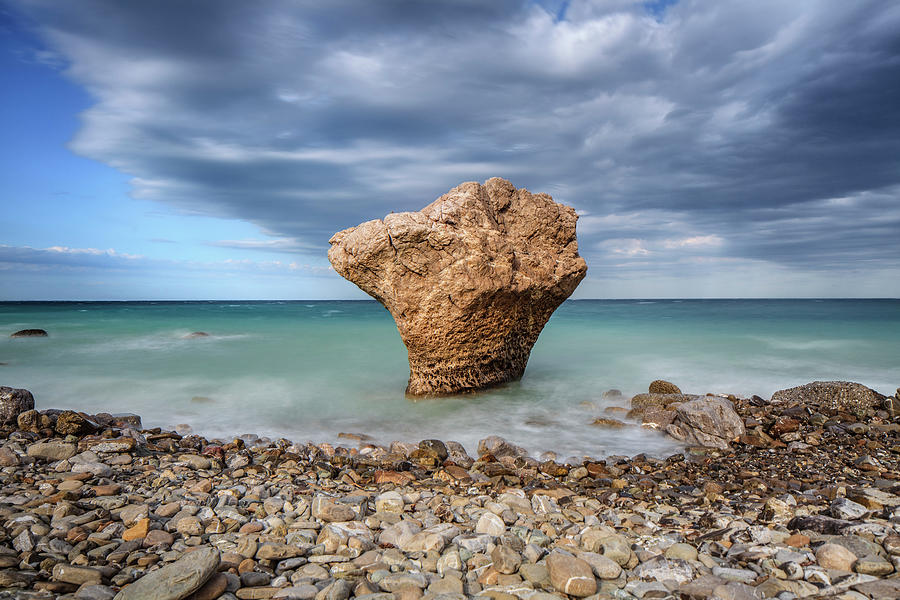 Rock Formation, Calabria, Italy Digital Art by Antonino Bartuccio