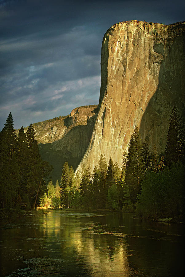 Rock Formation Reflected In Still Rural Photograph by Chris Clor