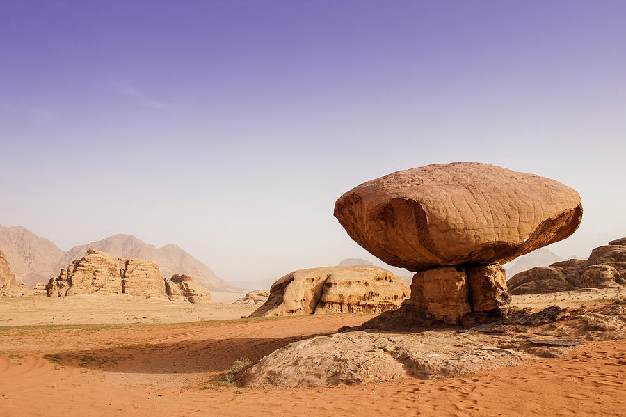 Rock Formation, Wadi Rum, Jordan, Middle East Photograph by Hermann Erber