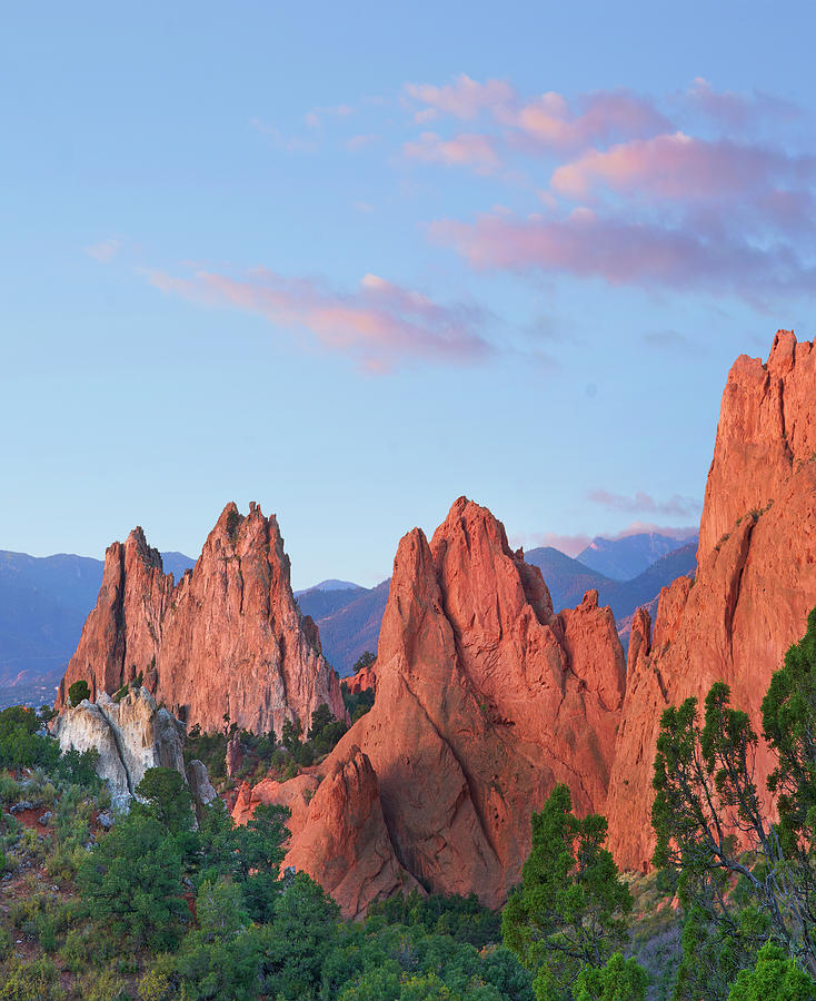 Rock Formations, Garden Of The Gods, Colorado Photograph by Tim Fitzharris