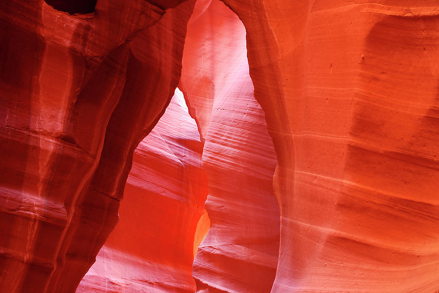 Rock Formations In Antelope Canyon In Photograph by Mableen