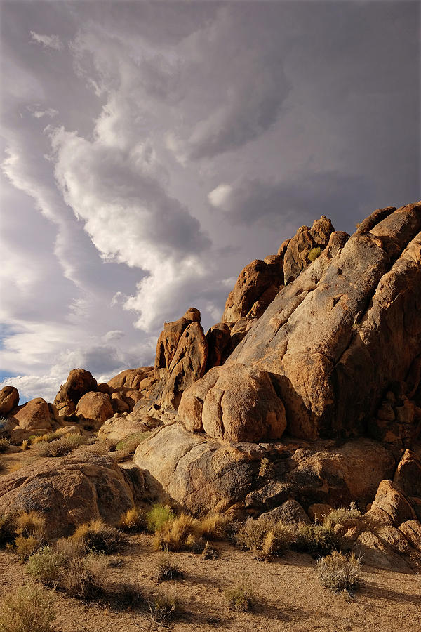 Rock Formations In The Alabama Hills Photograph by Theodore Clutter
