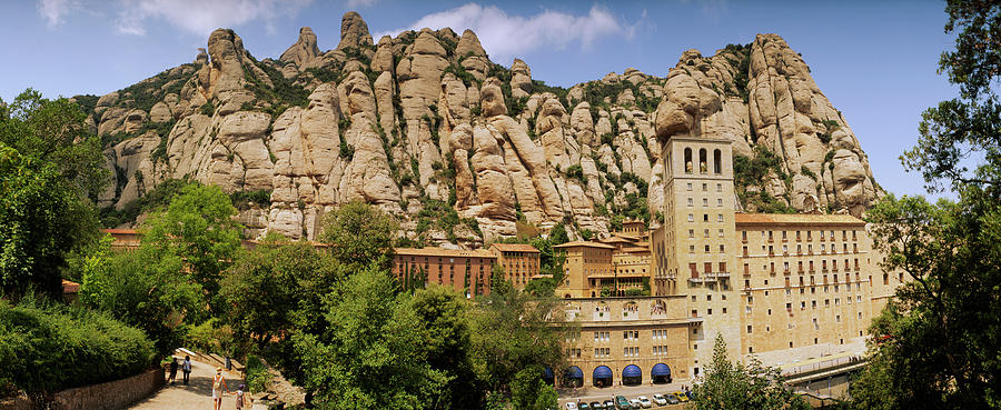 Rock Formations Over A Monastery Photograph by Panoramic Images