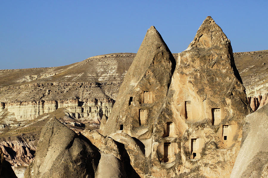 Rock Houseschurches In Cappadocia Photograph by Wu Swee Ong