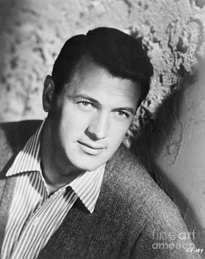 Rock Hudson In Casual Dress by Bettmann