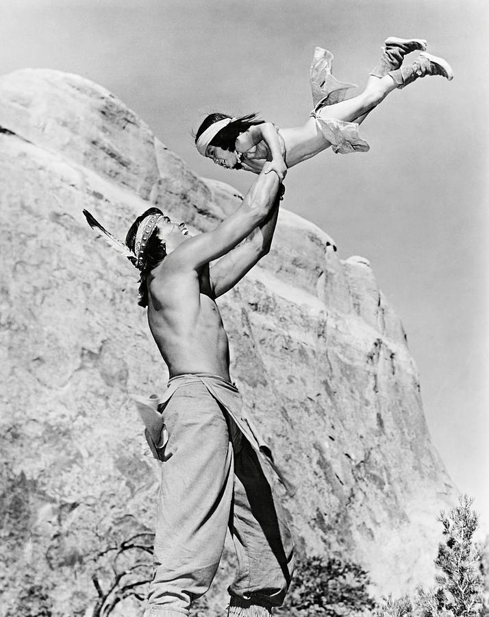 ROCK HUDSON in SON OF COCHISE -1954- -Original title TAZA, SON OF COCHISE-. Photograph by Album