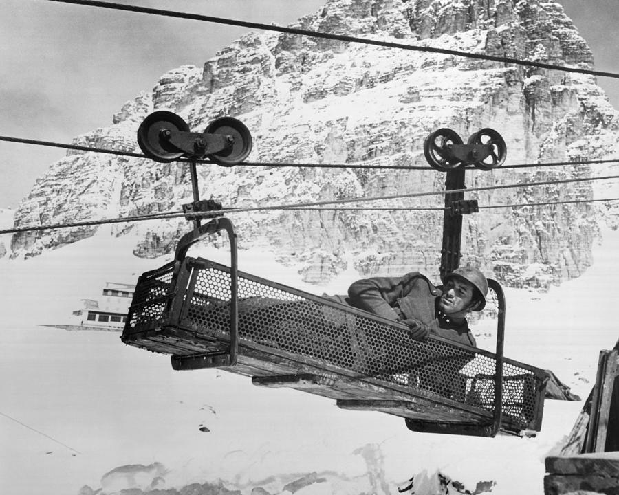 Rock Hudson Sitting In Cable Car Photograph by Globe Photos - Fine Art ...