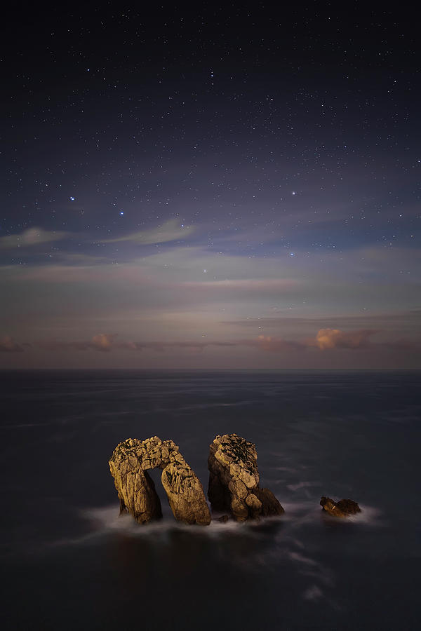 Rock In Cantabrian Sea Photograph by Martin Zalba
