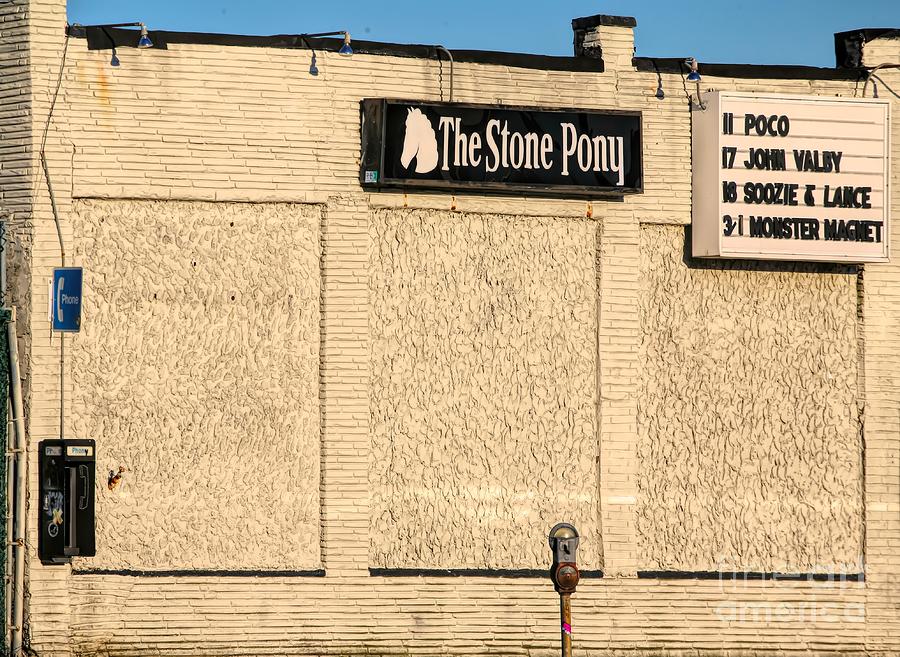 Rock Music Club Stone Pony Springsteen Bon Jovi Hometown  Photograph by Chuck Kuhn