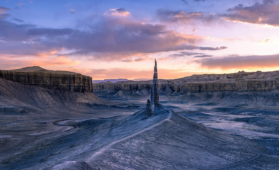 Rock Spire Sunset Photograph by Jie Jin - Fine Art America