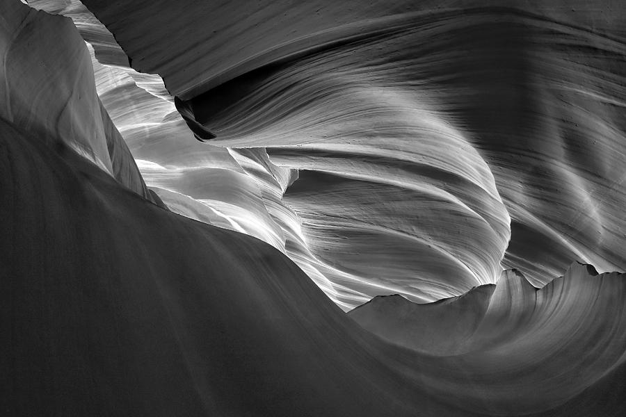 Antelope Canyon Photograph - Rock Wave by Eric Zhang