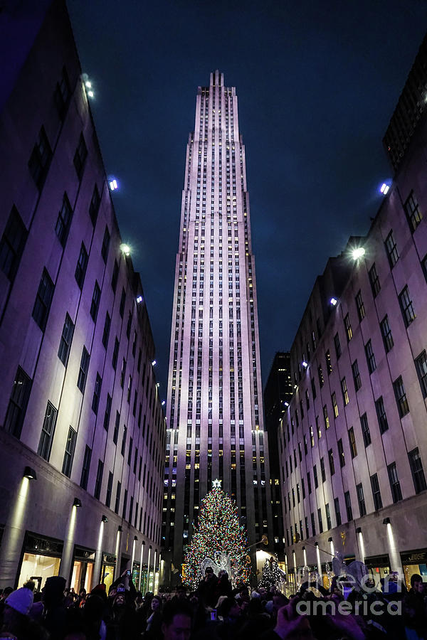 Rockefeller Center At Christmas, New York City Photo Photograph by European School