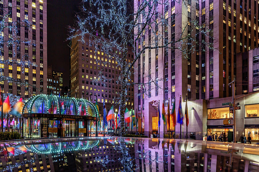 Rockefeller Center, Nyc Digital Art by Lumiere