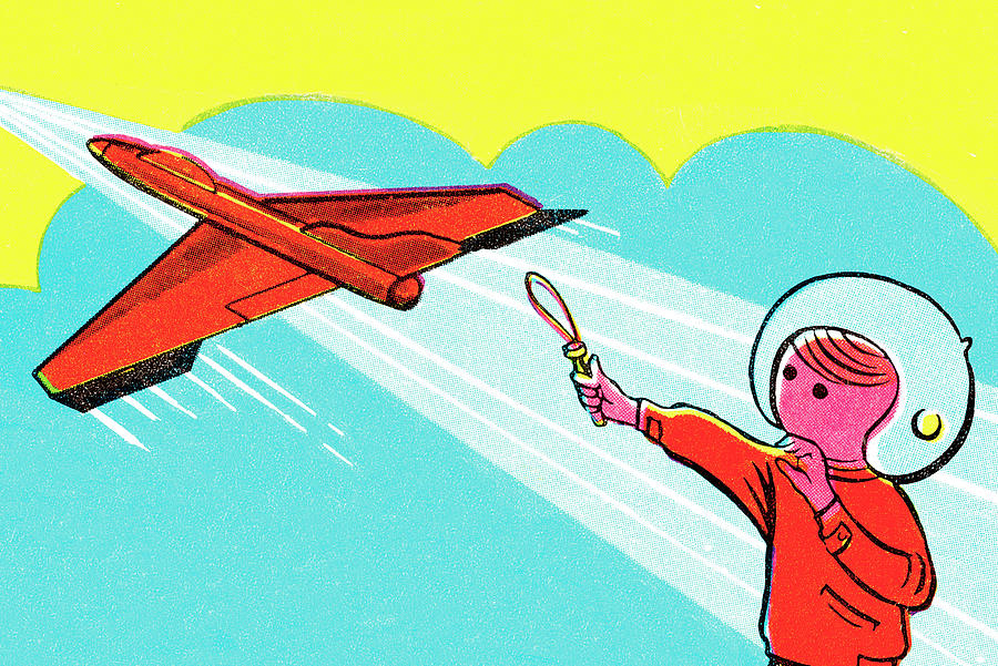 Rocket boy Drawing by CSA Images Fine Art America