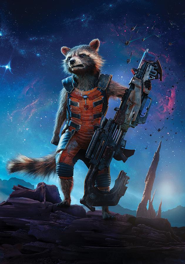 Iron Man Digital Art - Rocket Guardians Of The Galaxy 2 by Geek N Rock Iron Man Digital Art - Rocket Guardians Of The Galaxy 2 by Geek N Rock