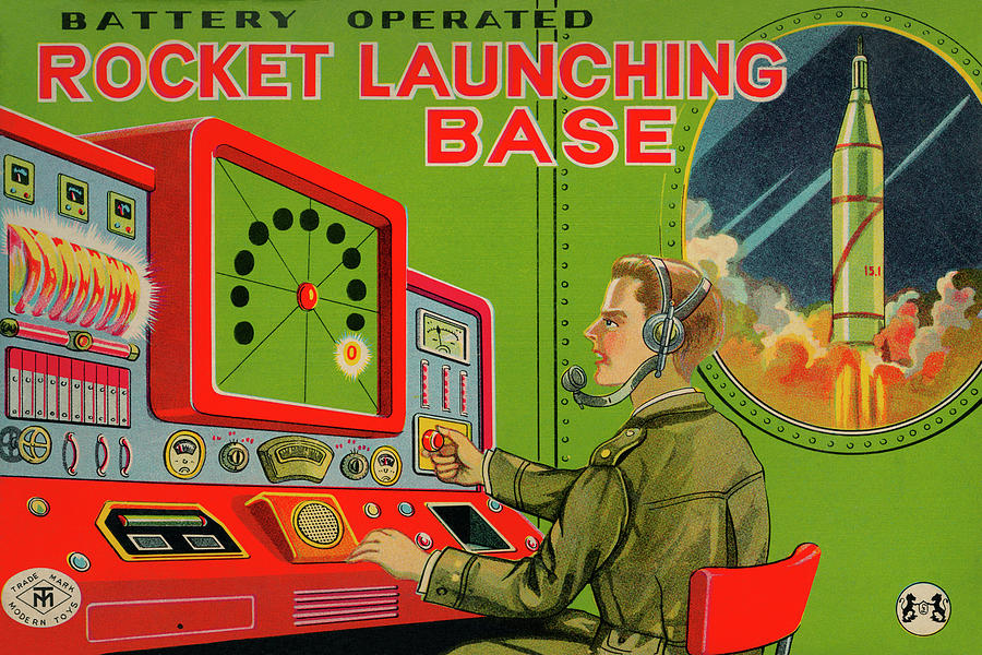 Rocket Launching Base Painting by Unknown