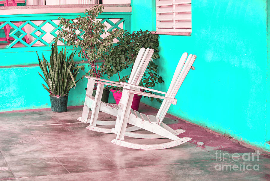 Rocking chairs Photograph by Patricia Hofmeester