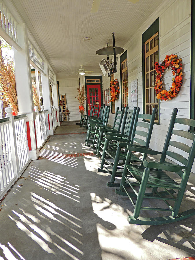 Rocking On The Porch Photograph By Marian Bell