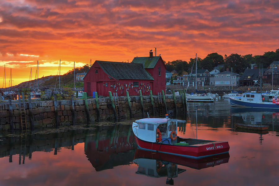Rockport Harbor Sunrise Photograph by Juergen Roth