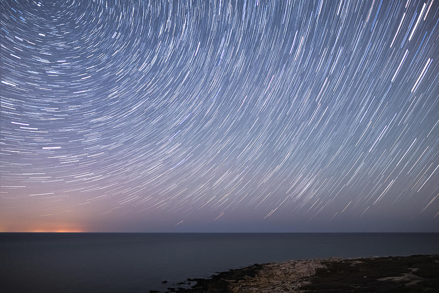 Rockport Star Trails Photograph by Zhibo Chen - Fine Art America