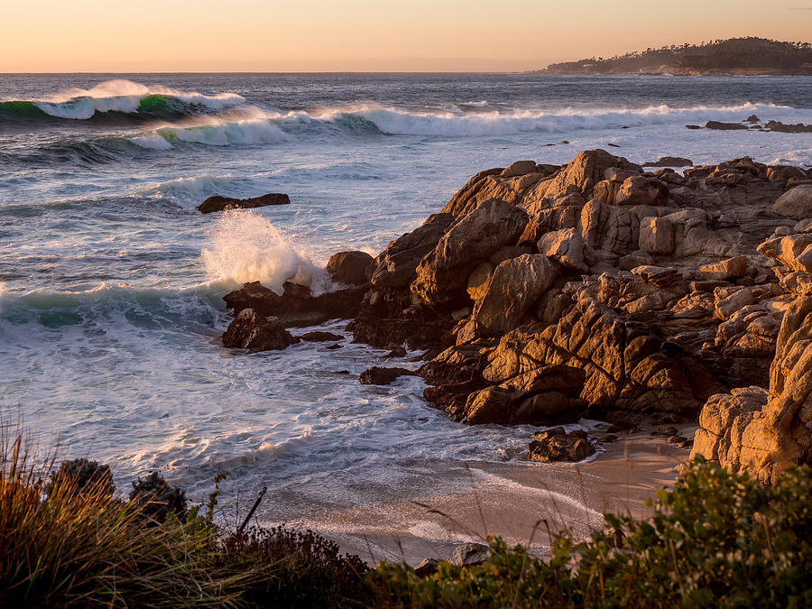 Rocks and Waves Photograph by Derek Dean