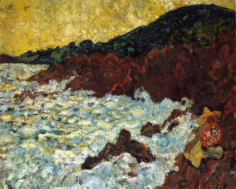 Rocks at Antheor, 1904 Painting by Louis Valtat | Pixels