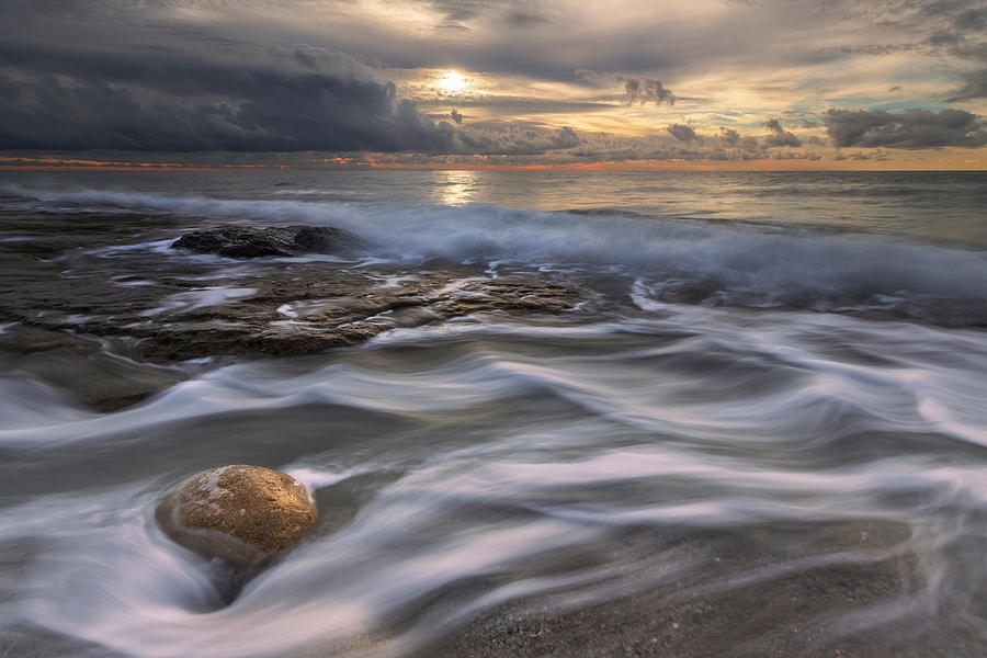 Rocks In The Sea Photograph by Paolo Bolla