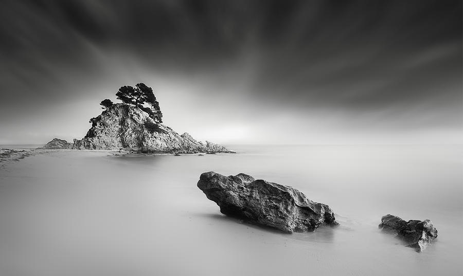 Black And White Photograph - Rocks by Joaquin Guerola