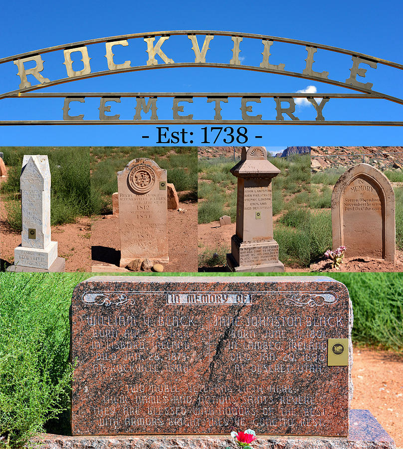 Rockville Utah Cemetery work A Photograph by David Lee Thompson