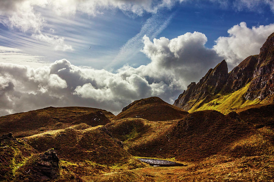 Rocky Cliffs of Scotland Photograph by Debra and Dave Vanderlaan