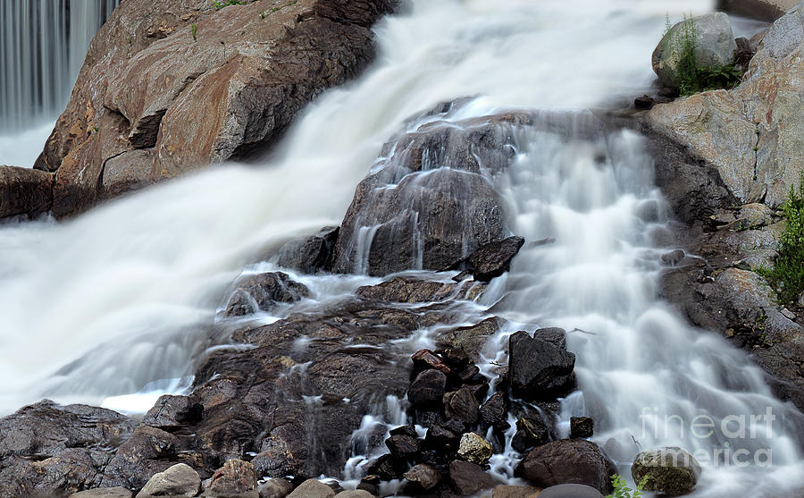 Rocky Falls Photograph by Raymond Earley
