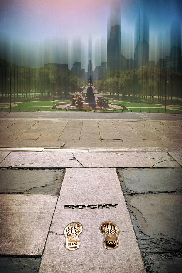 Rocky Footprints Philadelphia  Photograph by Carol Japp