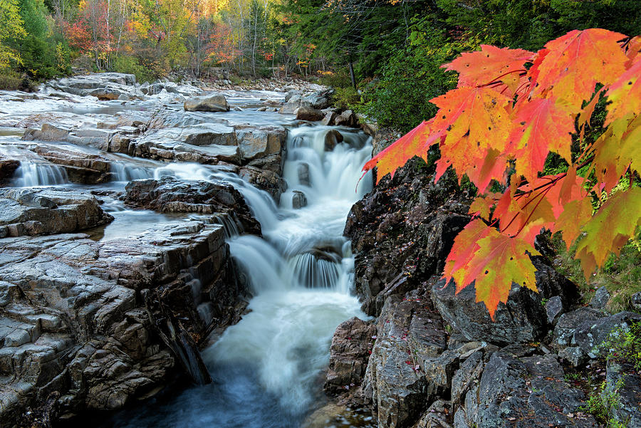 Landscape Photograph - Rocky Gorge Autumn by Michael Blanchette Photography