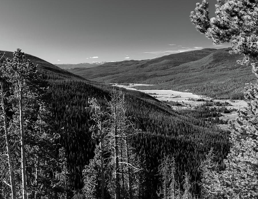 Rocky Mountain 3 in Black and White Photograph by John Goodrow