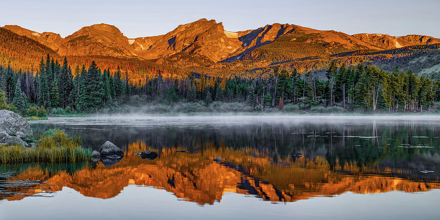 Rocky Mountain National Park Morning Panorama Photograph by Gregory ...