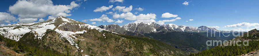 Rocky Mountain National Park Panorama Photograph by J L Woody Wooden
