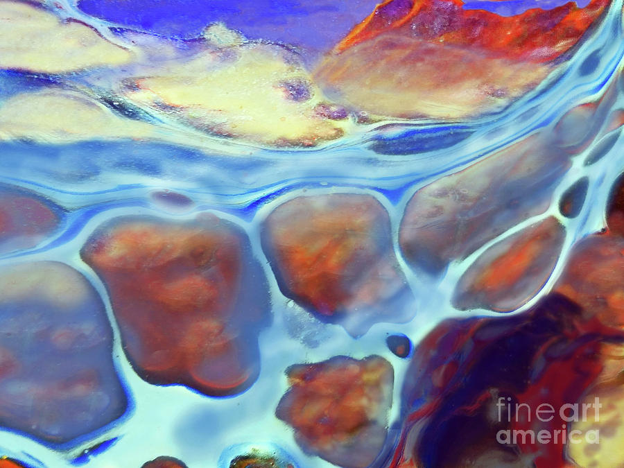 Rocky Mountain Stream Flow Painting by Sharon Williams Eng