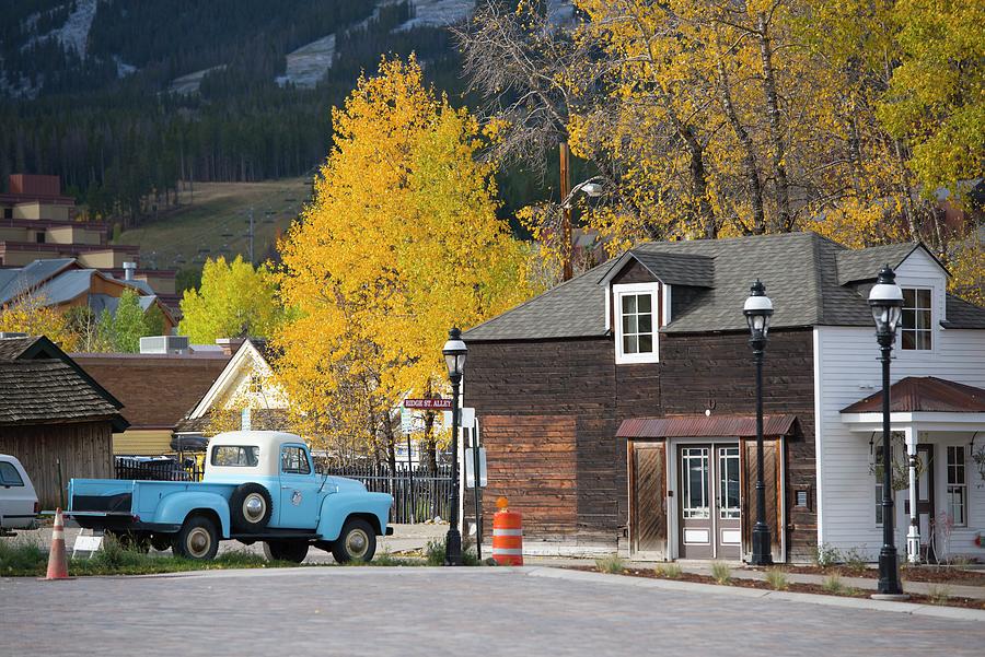Rocky Mountain Town Digital Art by Heeb Photos