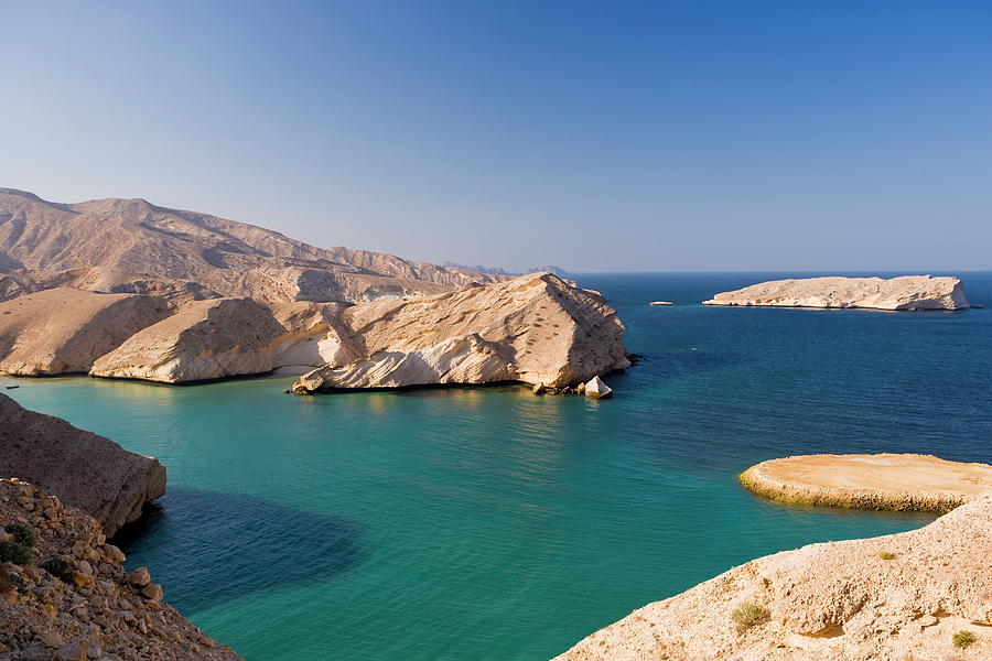 Rocky Oman Coastline Near Muscat. Oman by Gavin Hellier / Robertharding