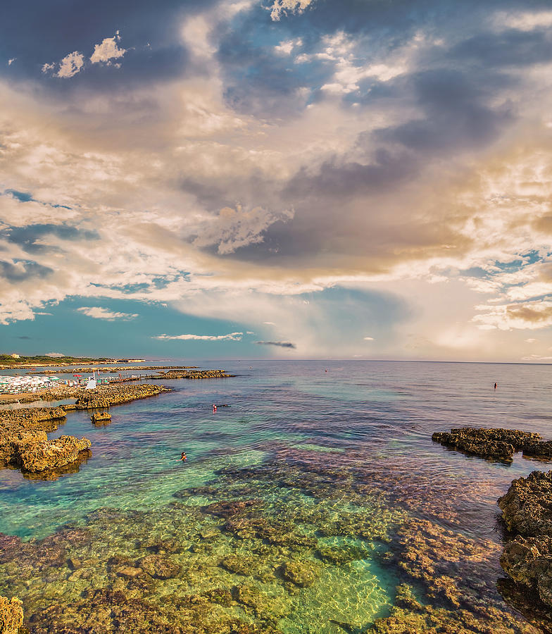 Rocky shore on the Adriatic sea Photograph by Vivida Photo PC
